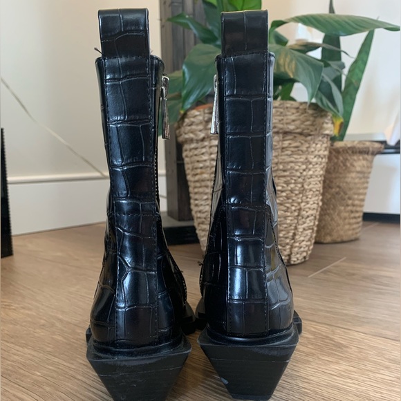 Zara western kitten heel boots - Picture 6 of 8